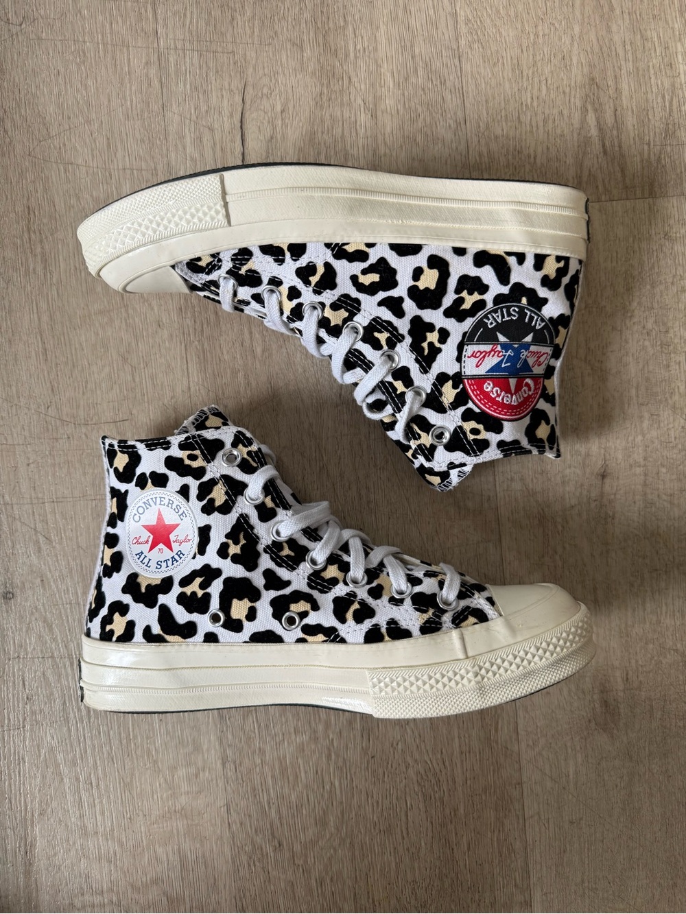 Converse Chuck 70Hi ‘Logo-Play-Desert Ore’ 166748C Sz 8 women’s/6 men’s PREOWNED